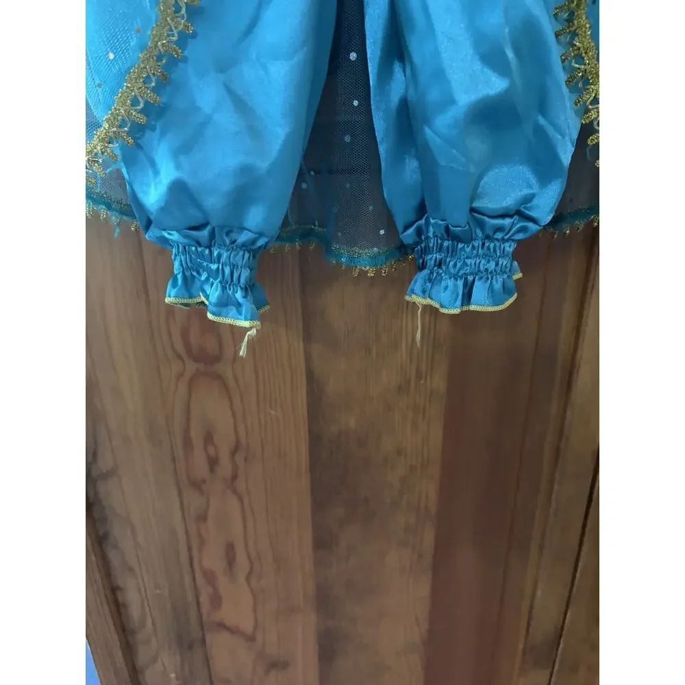 Disney Girls Princess Jasmine Two Piece Costume Set Size 10/12 (150)
